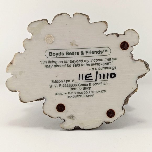 Boyds Bears Grace & Jonathan Resin Figurine - Picture 7 of 7